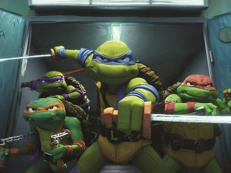 Кадр 1 из Черепашки-ниндзя: Погром мутантов  (2023)