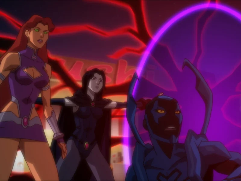 Кадр 1 из Лига Справедливости против Юных Титанов  (2016)